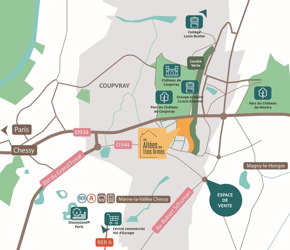 Appartements neufs   Coupvray (77700)