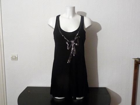 Tunique/ Robe Noir sans manches- Taille Unique- Good Look   5 Paris 15 (75)
