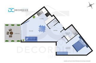  Appartement � vendre 1 pi�ce 43 m�