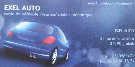EXEL AUTO, concessionnaire 34