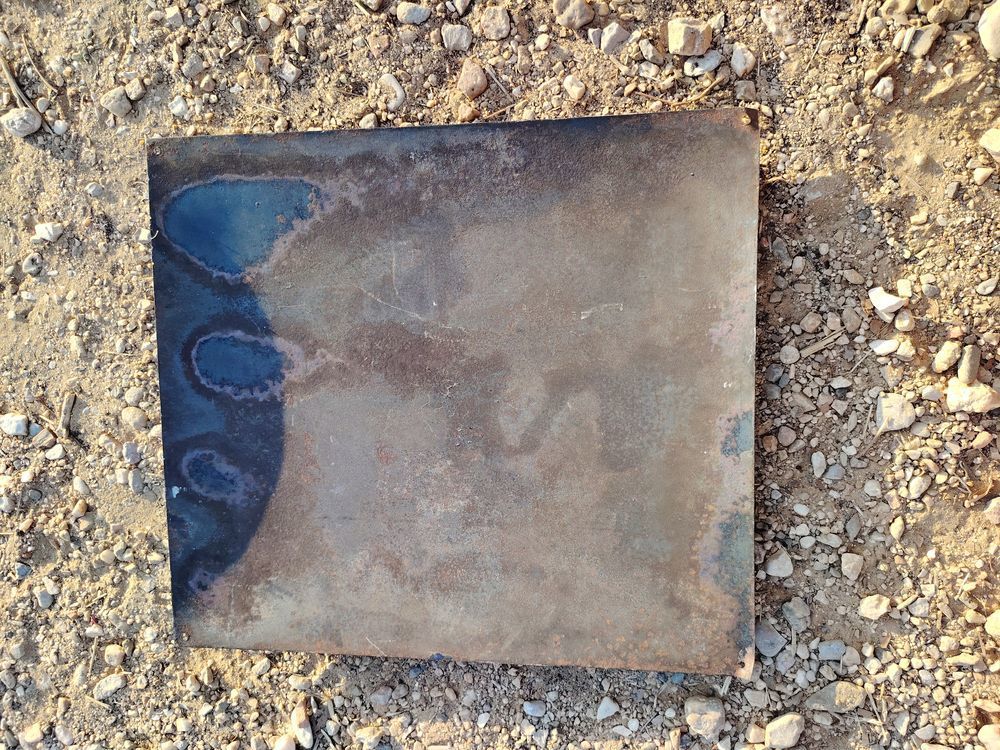plaque emaillee bombee filets noues Bricolage