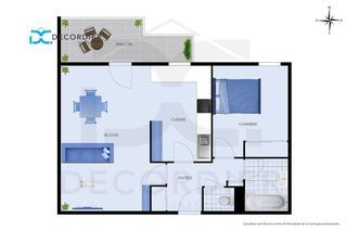  Appartement � vendre 2 pi�ces 51 m�