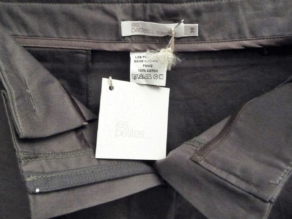 Bermuda/ Short 100% Coton Kaki- Taille 36- Les Petites Vêtements
