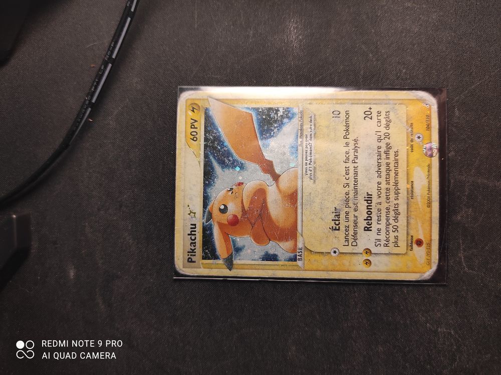 pikachu holon phantom gold stars &eacute;tat moyen 