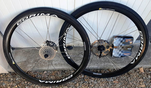 Paire de roues CORIMA à boyaux Saint-Mathieu (87)