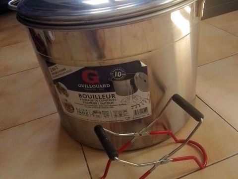 STERILISATEUR + Gros lot de BOCAUX "Parfait" 199 06420 Valdeblore