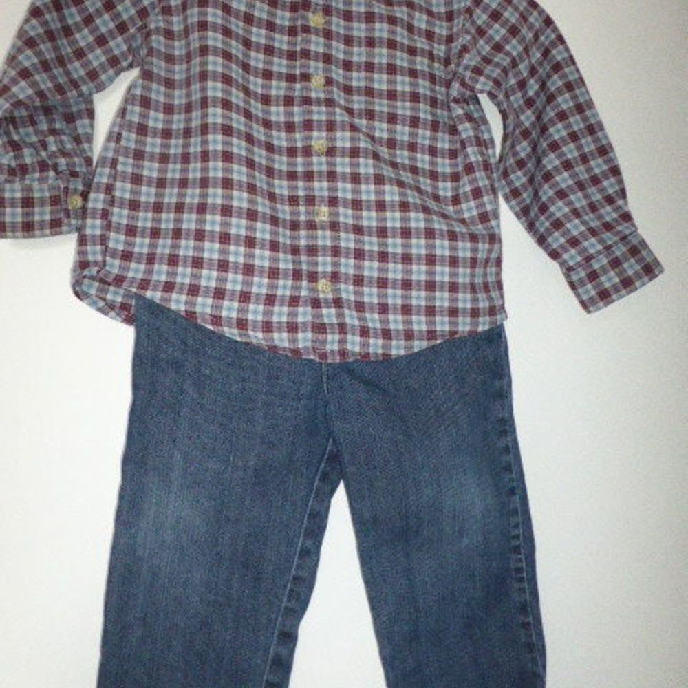 Lot Cyrillus jean et chemise Petit Bateau T-shirt 2 ans Vêtements enfants