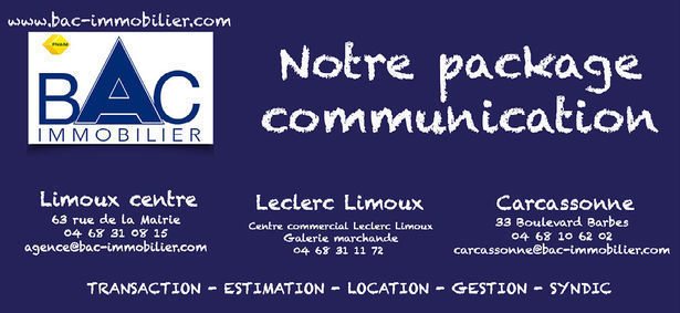 BAC IMMOBILIER, agence immobilire 11