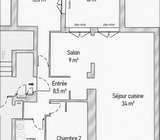  Appartement � vendre 3/4 pi�ces 96 m�