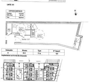  Appartement � vendre 1 pi�ce 31 m�