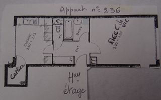  Appartement � louer 2 pi�ces 39 m�