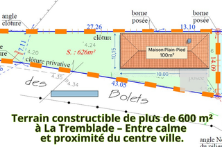  Terrain � vendre 620 m�