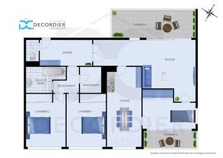  Appartement � vendre 4 pi�ces 93 m�