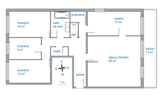  Appartement � vendre 5 pi�ces 117 m�