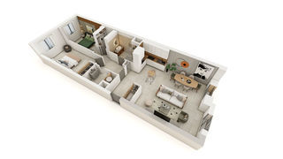  Appartement � vendre 3 pi�ces 81 m�