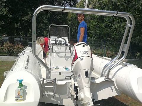 Bateaux &agrave; moteur Pneumatique - Semi-rigide 2014 occasion Rioux 17460