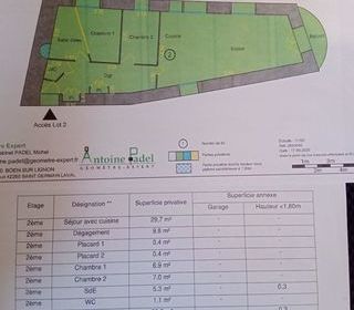  Appartement � vendre 3/4 pi�ces 63 m�