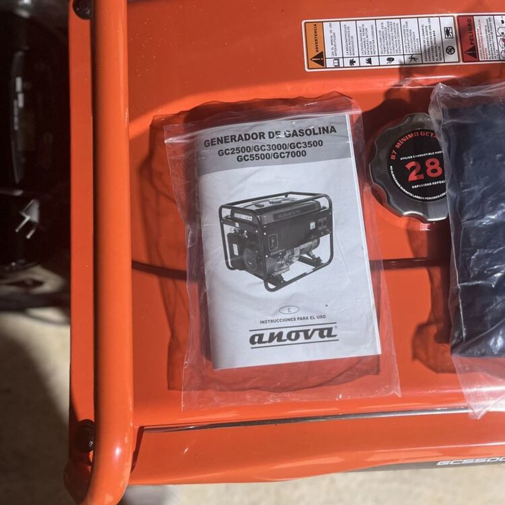 Groupe &eacute;lectrog&egrave;ne Anova GC5500 orange CD et vinyles