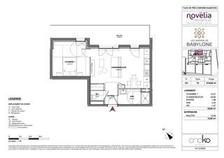  Appartement � vendre 2 pi�ces 42 m�