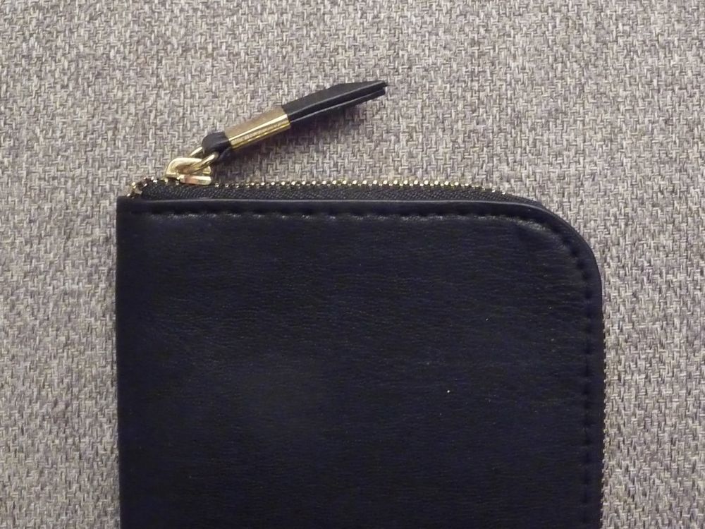 Pochette/ Etui &agrave; Lunettes Simili Cuir Noir-Quay Australia Maroquinerie