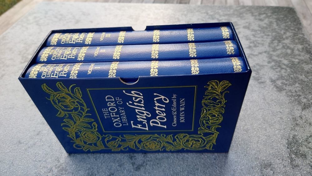 Coffret de 3 livres English Poetry Livres et BD