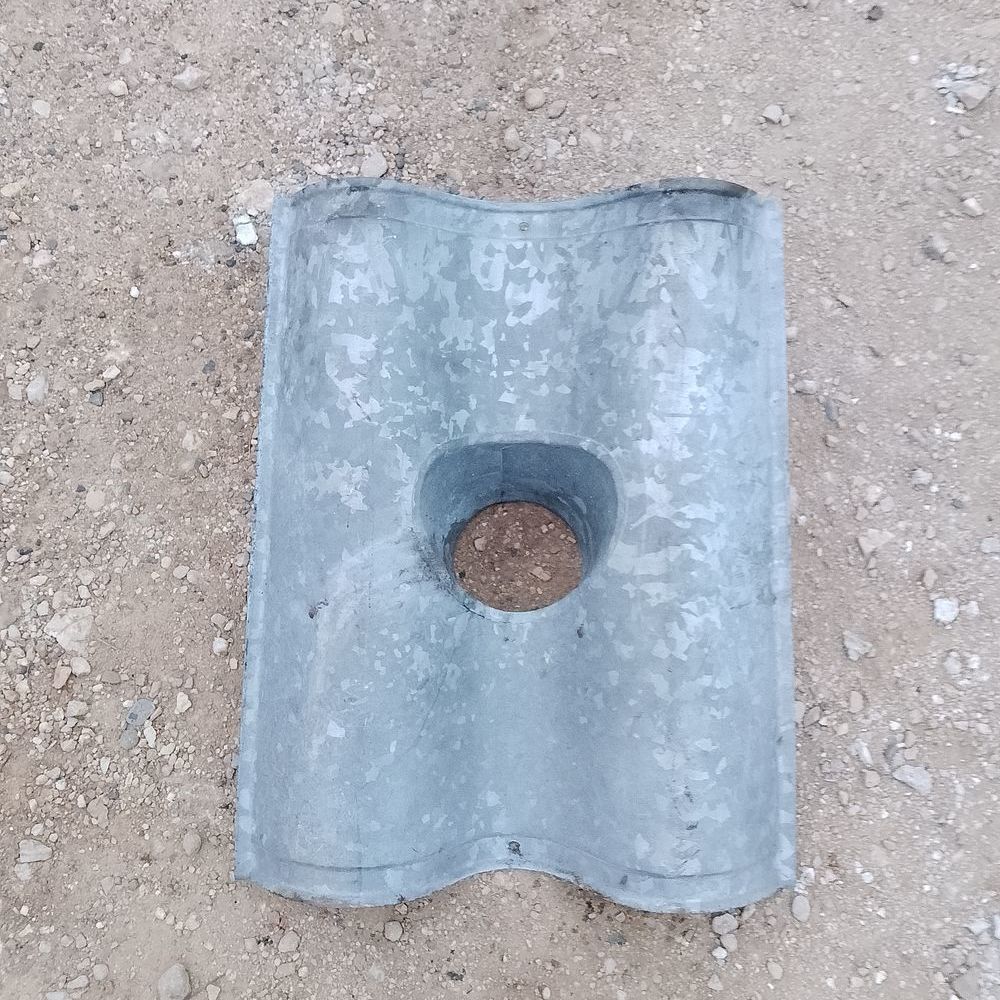 Sortie de toit zinc tuiles canal douille 125 mm Bricolage