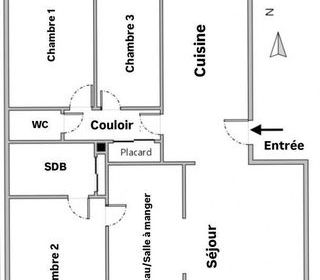  Appartement � vendre 4 pi�ces 74 m�