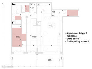  Appartement � vendre 3 pi�ces 94 m�
