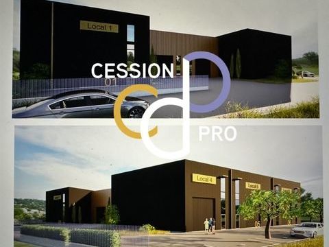 LOCAL NEUF DE 1 100 M2, DIVISIBLE, A LOUER EN BORD DE N7 GRAND AVIGNON NORD 12768 84700 Sorgues