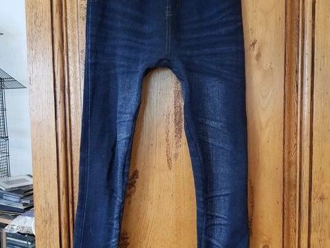 Leggings bleu jean imprim jean molletonn mesure taille a p 7 Viriat (01)