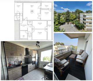  Appartement � vendre 4 pi�ces 95 m�