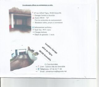  Parking / Garage � louer 15 m�