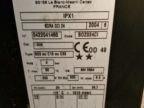Vends pi�ces en l'�tat pi�ces chaudiere Chapp�e Bora 
250 Saint-Dizier (52)