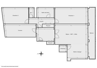  Appartement � vendre 4 pi�ces 85 m�