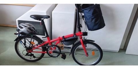 Btwin fold 120 + porte bagage + casque 280 Tours (37)