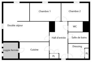  Appartement � vendre 3/4 pi�ces 74 m�