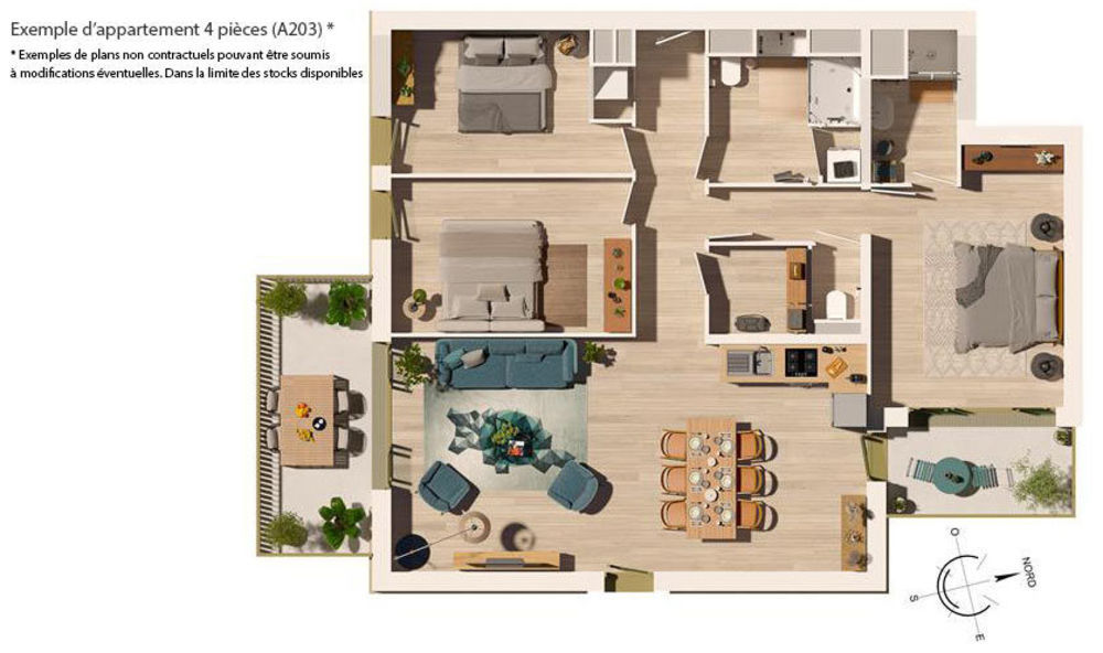 Appartements neufs et Maisons neuves   Bl�r� (37150)