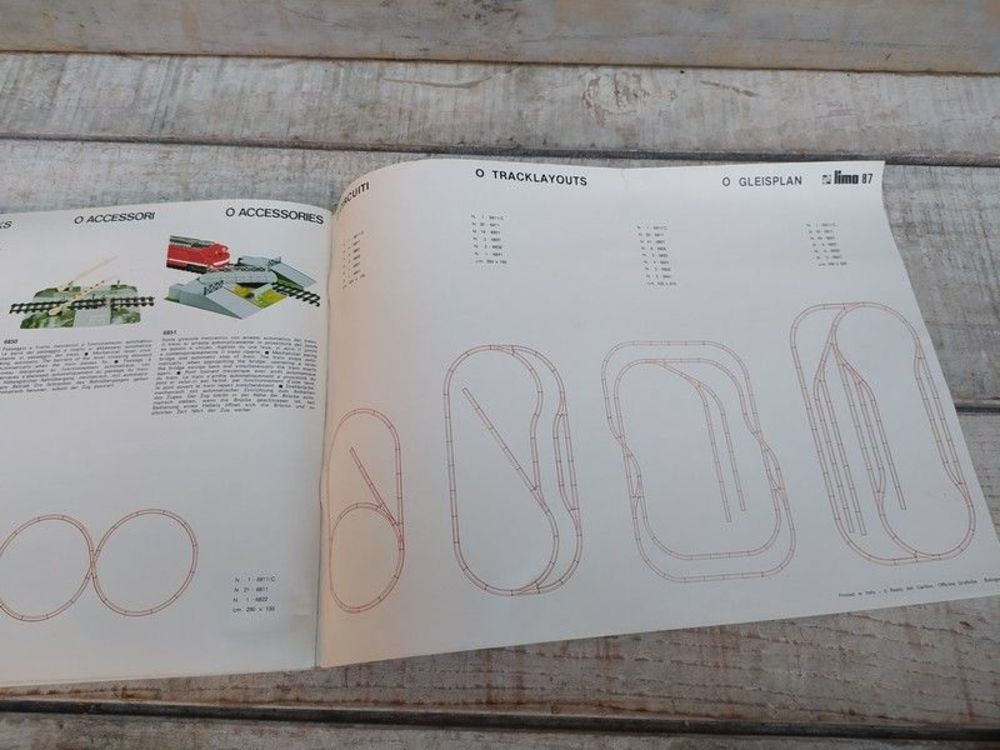 Catalogue G&eacute;n&eacute;ral Trains Lima 1976 / Jouet locomotive Gare 
