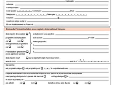 Acheter son bateau d'occasion : la demande de francisation