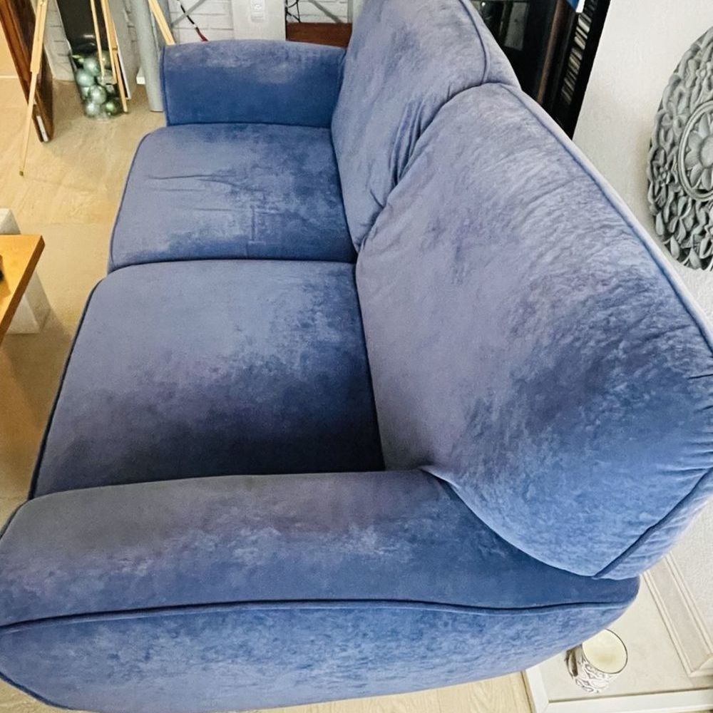 Canap&eacute; bleu en tissu Meubles