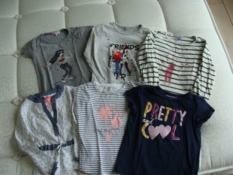 Lot tops fille 4 ans 8 Eaubonne (95)