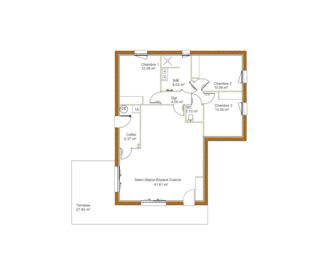  Maison � vendre 4 pi�ces 92 m�