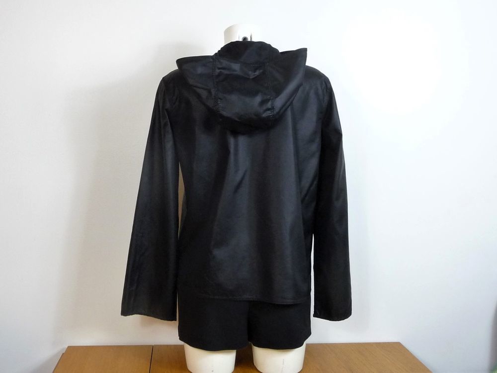 Veste L&eacute;g&egrave;re Courte Noir avec Capuche- Sonia Rykiel Vêtements