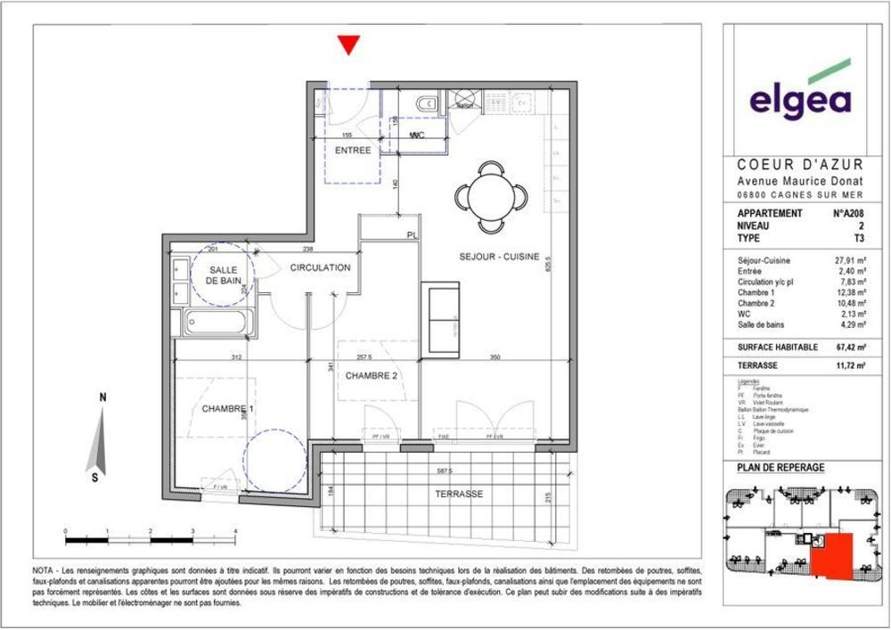 Appartements neufs   Cagnes-sur-Mer (06800)