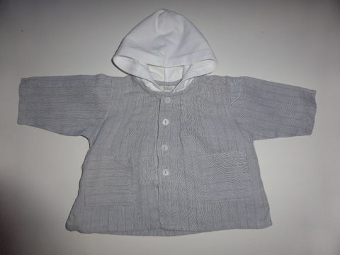 CATIMINI veste � capuche lin gris 3 mois 8 Rueil-Malmaison (92)