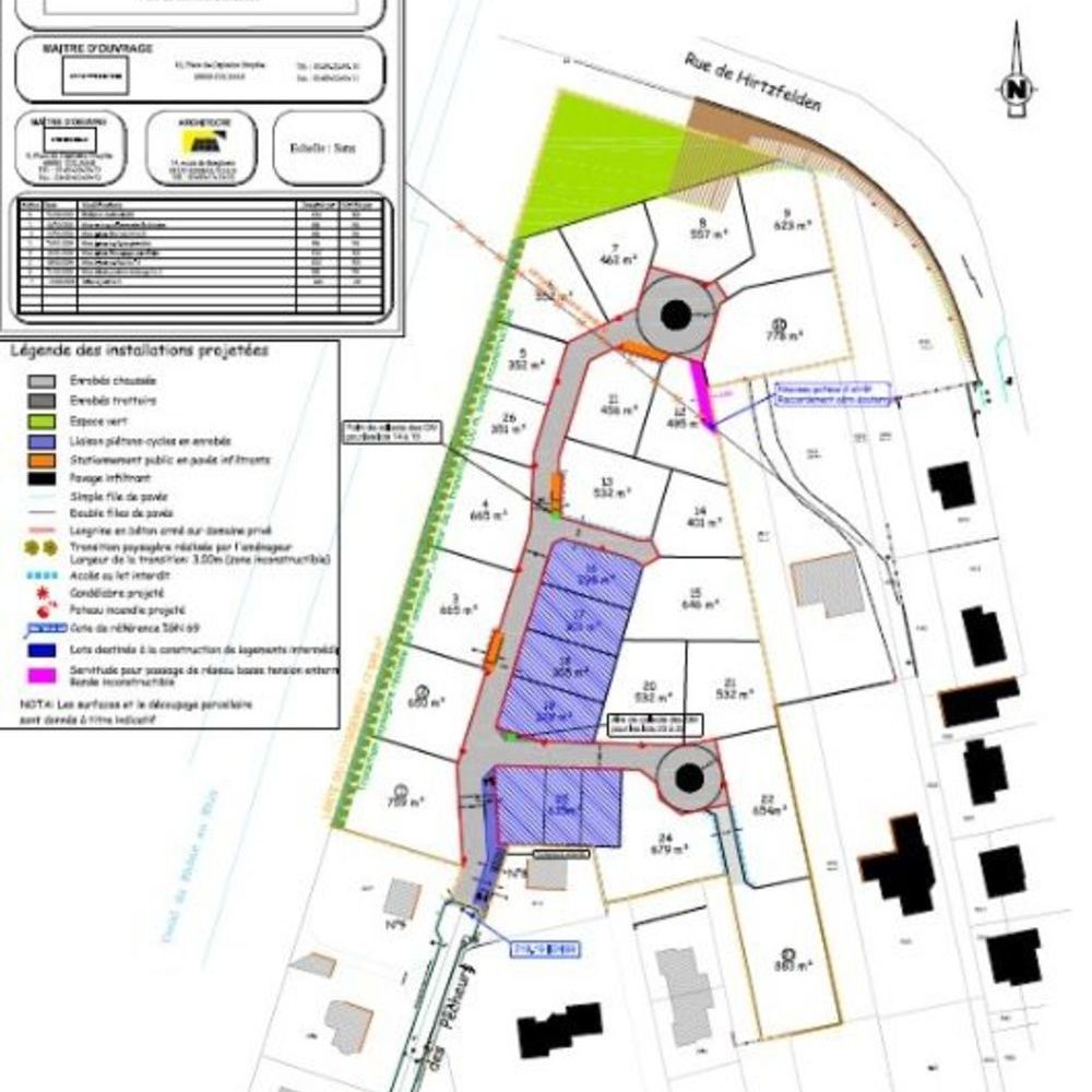 Terrains � batir   Munchhouse (68740)