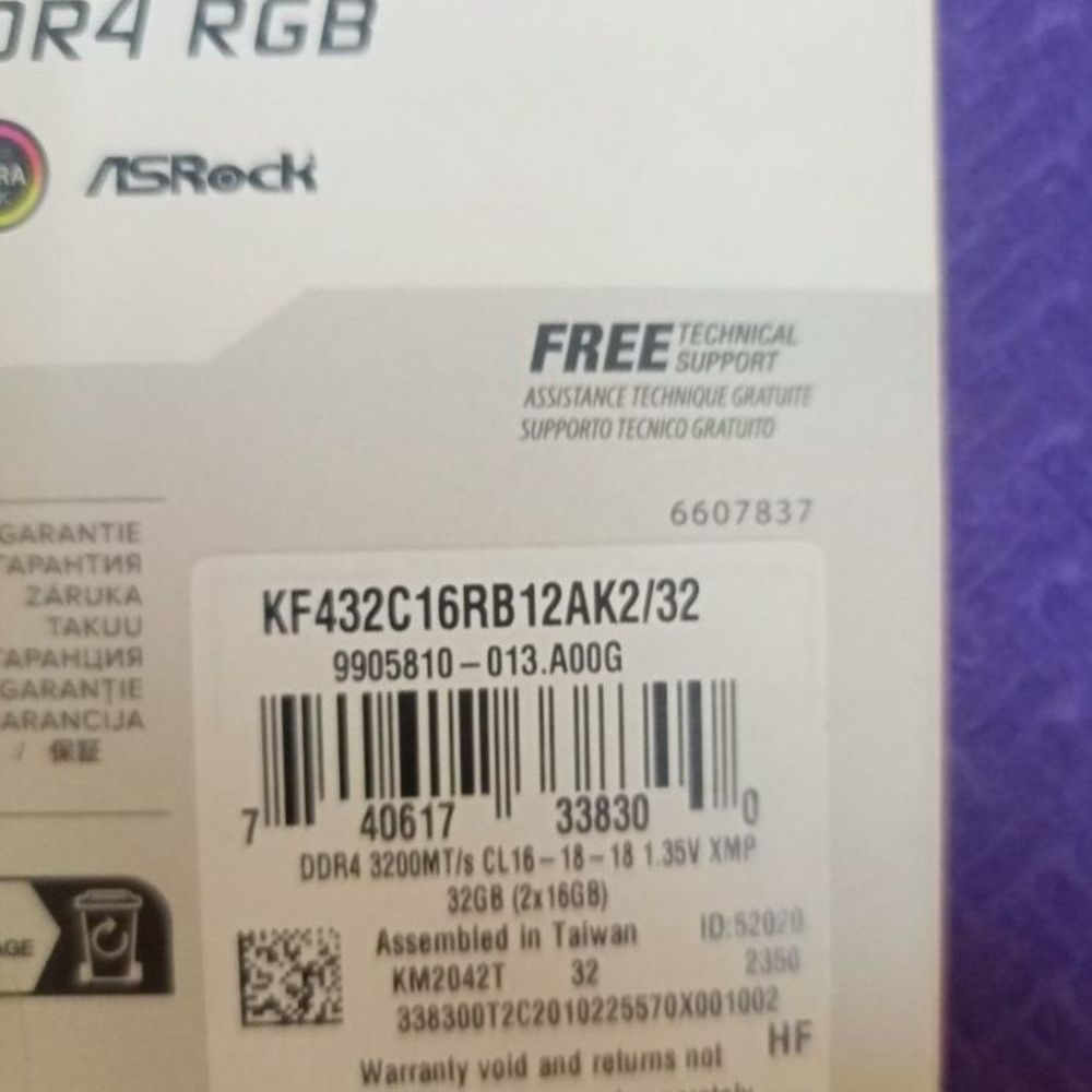 Kingston FURY Renegade DDR4 2x16 Matériel informatique