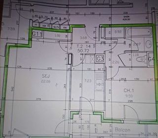  Appartement � louer 2 pi�ces 51 m�