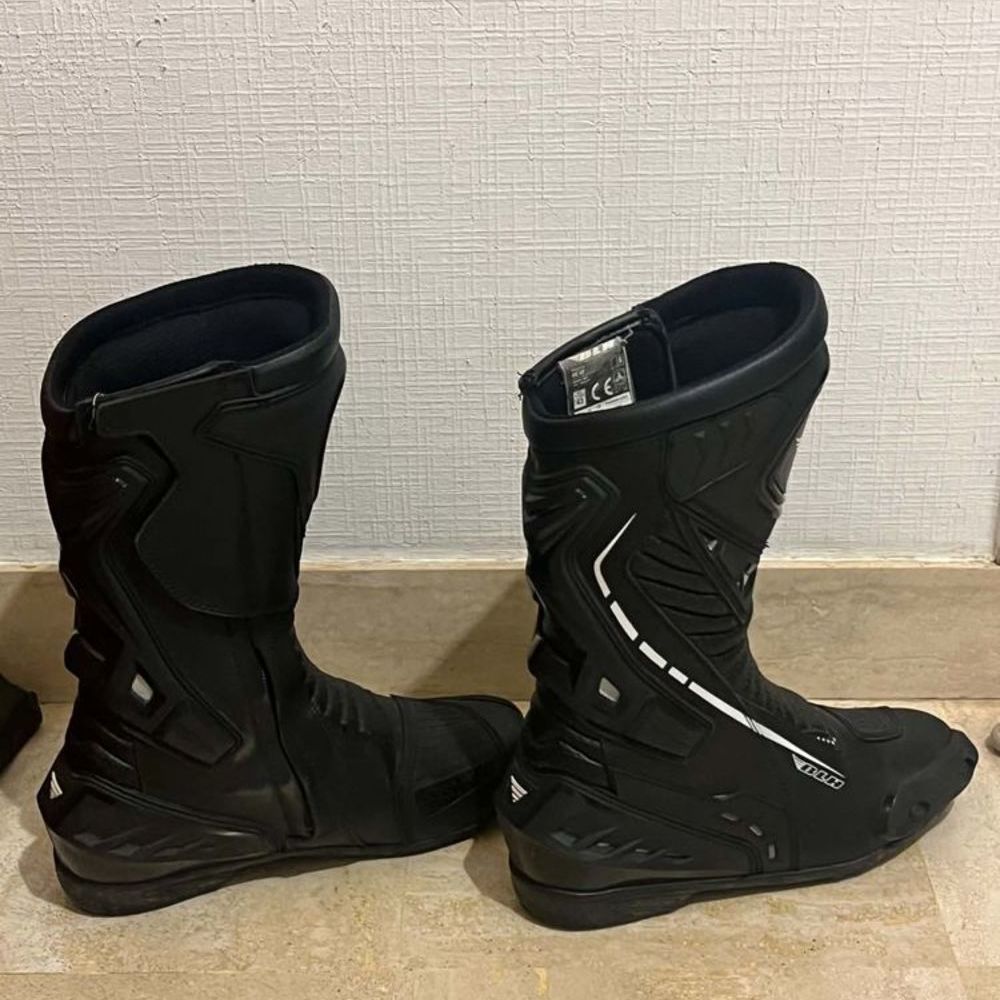 Bottes moto BLH noires Chaussures