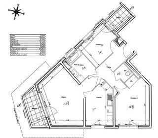  Appartement � vendre 3 pi�ces 68 m�